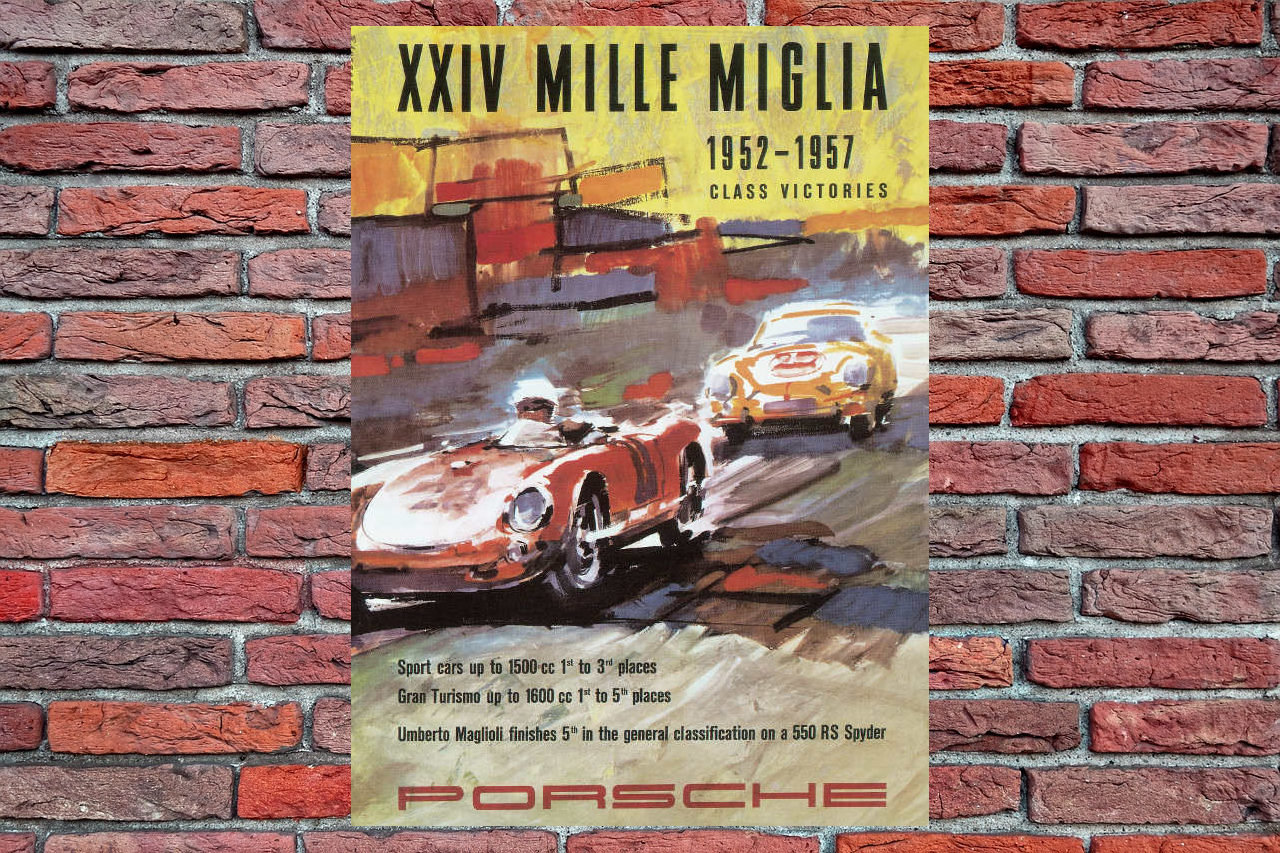 Mille Miglia Poster - Etsy