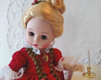 Diana, Limited Edition, ??/2000, Williamsburg, Madame Alexander, 8&quot; Doll, Candlestick, Heart Pendant, Box, Paperwork, NO Wrist Tag or COA