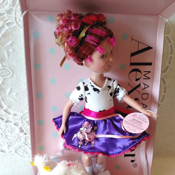 Fancy Nancy & The Posh Puppy, NRFB, Madame Alexander, 9" Doll, Frenchy Poodle Accessory, Box, Wrist Tag