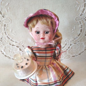 1950's Vintage Maggie Face Unmarked Madam Alexander 14 Doll as Alice