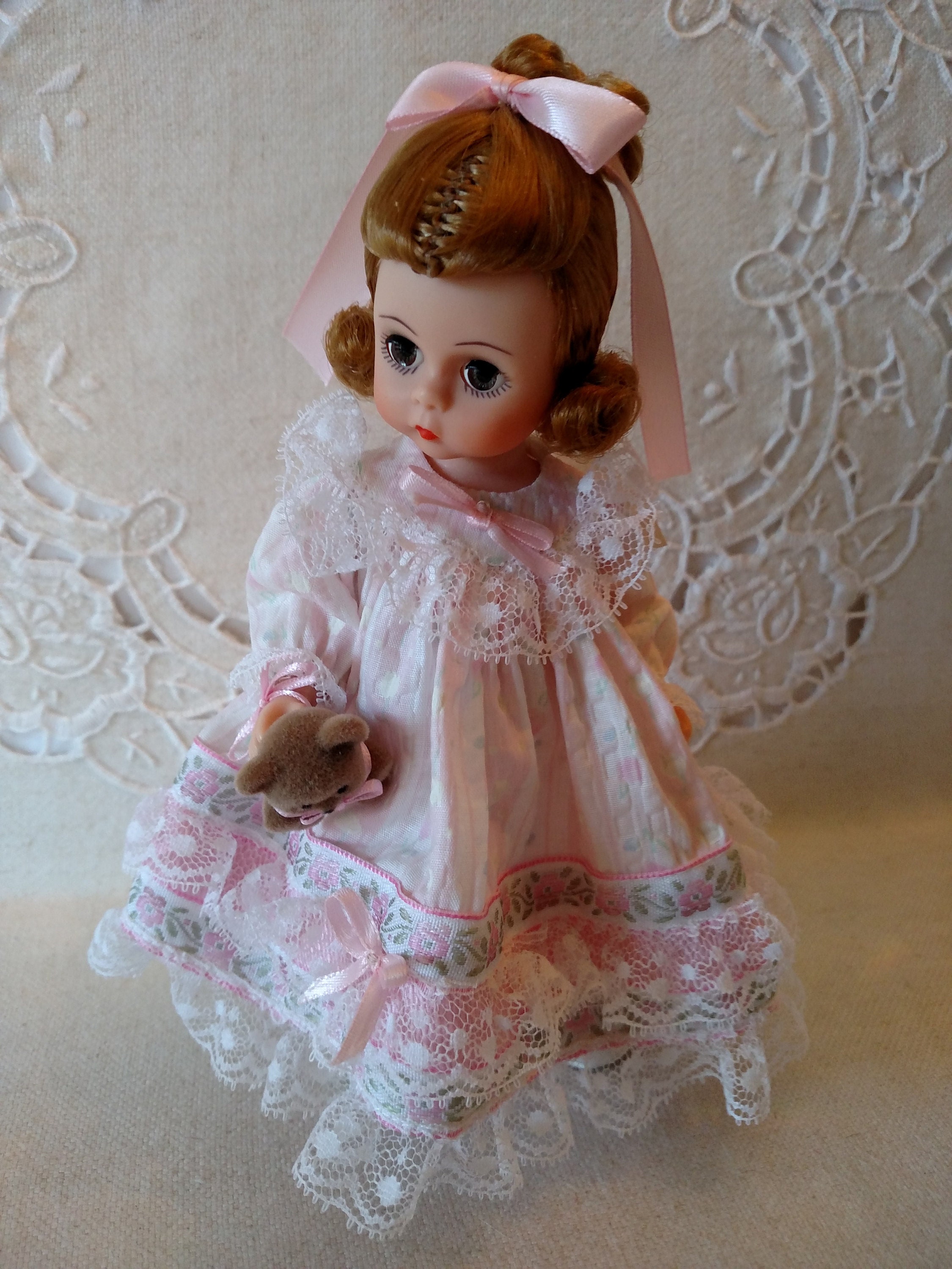 Wendy, Madame Alexander, 8 Vintage Doll, Peter Pan, Bear Accessory 