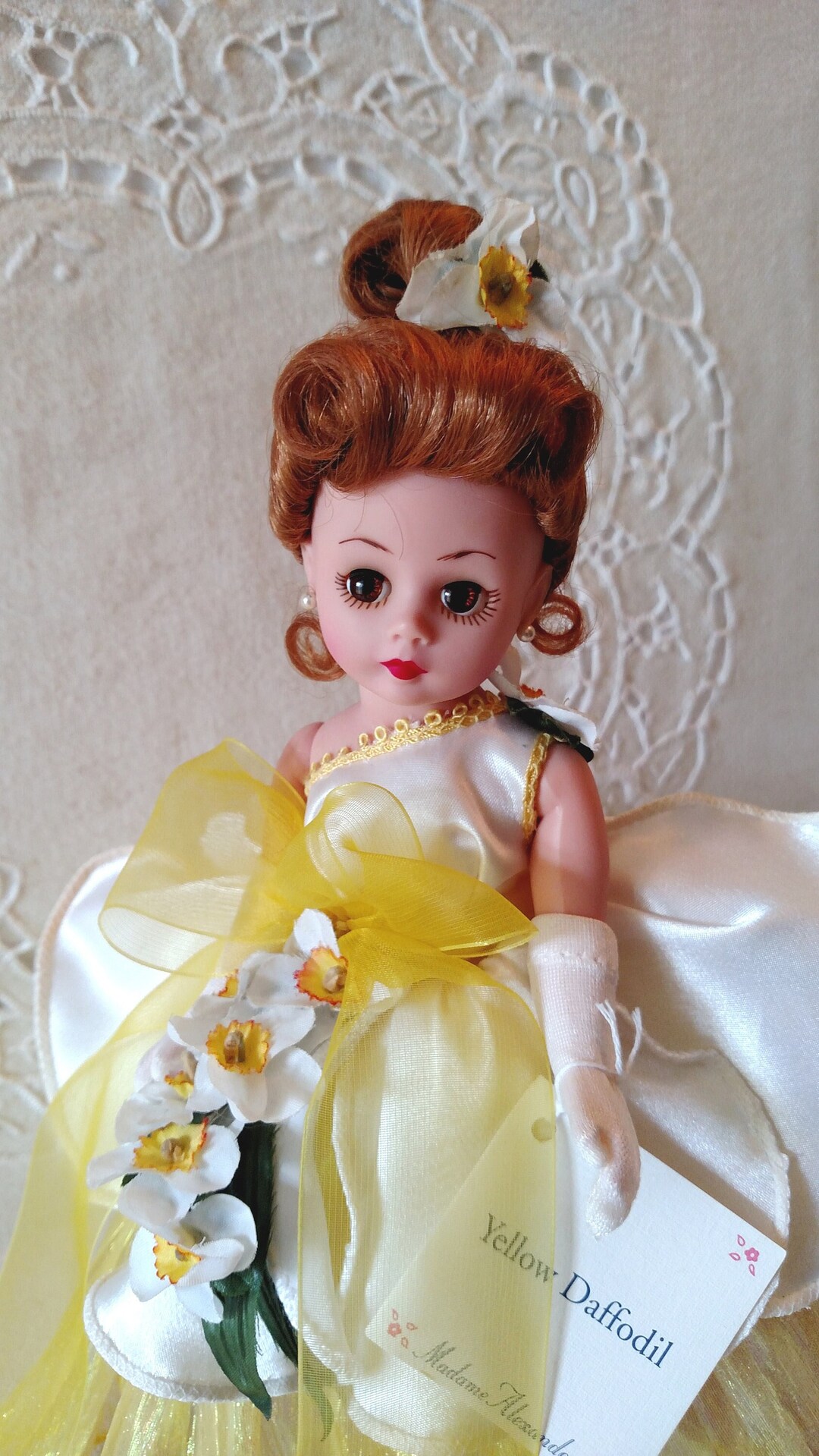 Yellow Daffodil, Restrung, HTF, Madame Alexander, 10 Doll, Spring ...
