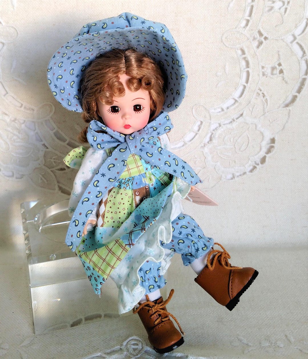 Madame Alexander, 8 P is for Pooh, Winnie the Pooh (くまのプーさん) Collection, Disney (ディズニー Madame Alexander 8\" Daddy\u0027s #1 Girl Doll No. 47875 Americana Collection NIB