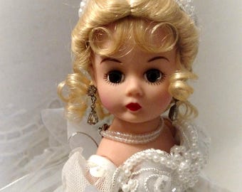 Splendid Starlight, Restrung, LE 2000, HTF, Hall of Fame, Madame Alexander, Vintage, Muñeca Cissette de 10", Certificado de autenticidad, Caja, Etiqueta de muñeca, Documentación