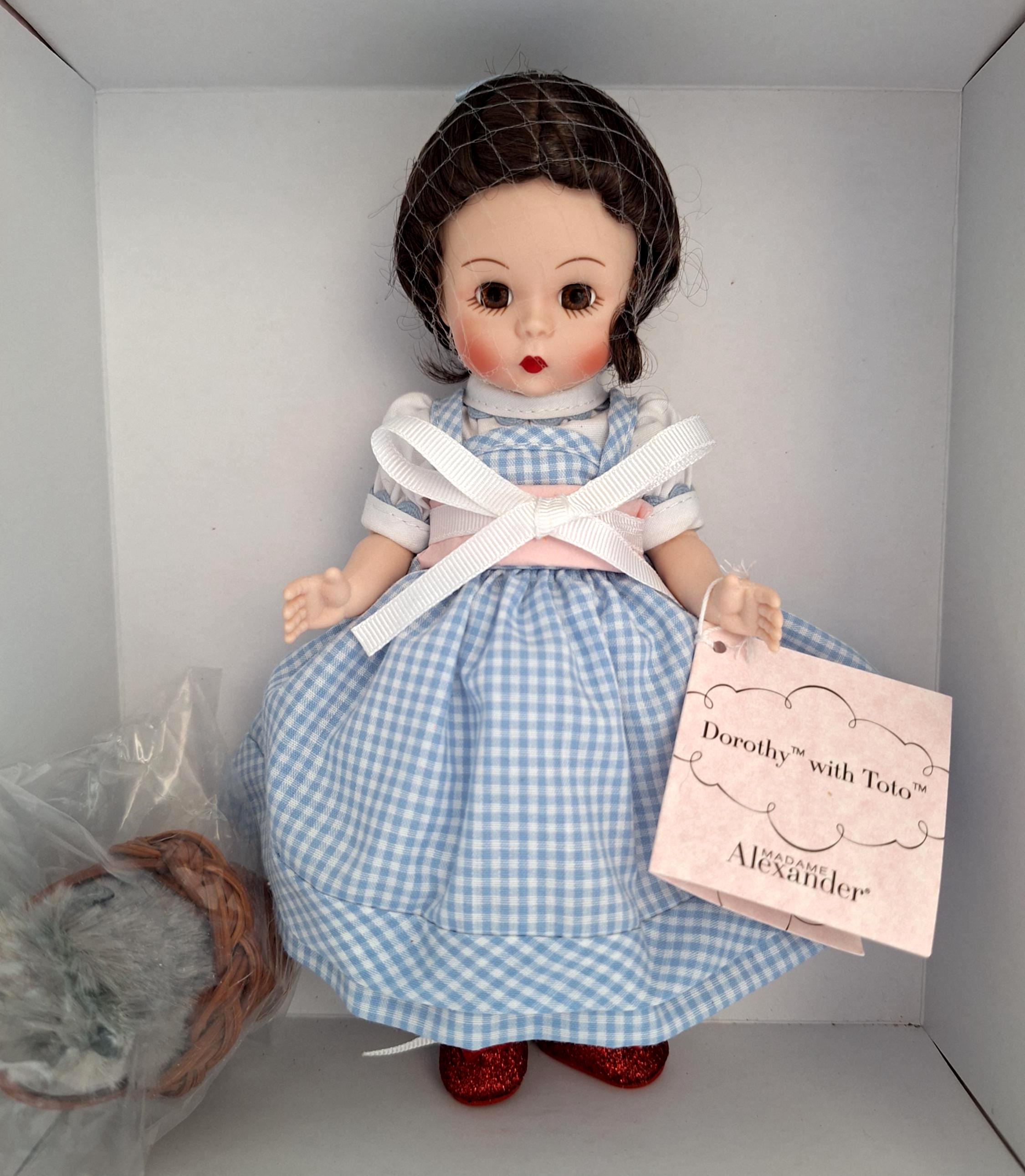 Dorothy With Toto, 70th Anniversary, HTF, Madame Alexander, 8