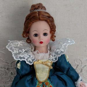 Lady Jane Grey, Rare, Limited Edition, 194/750, HTF, Madame Alexander, 10" Doll, Tudor, COA, Doll Image Card, Doos, Polslabel, Papierwerk