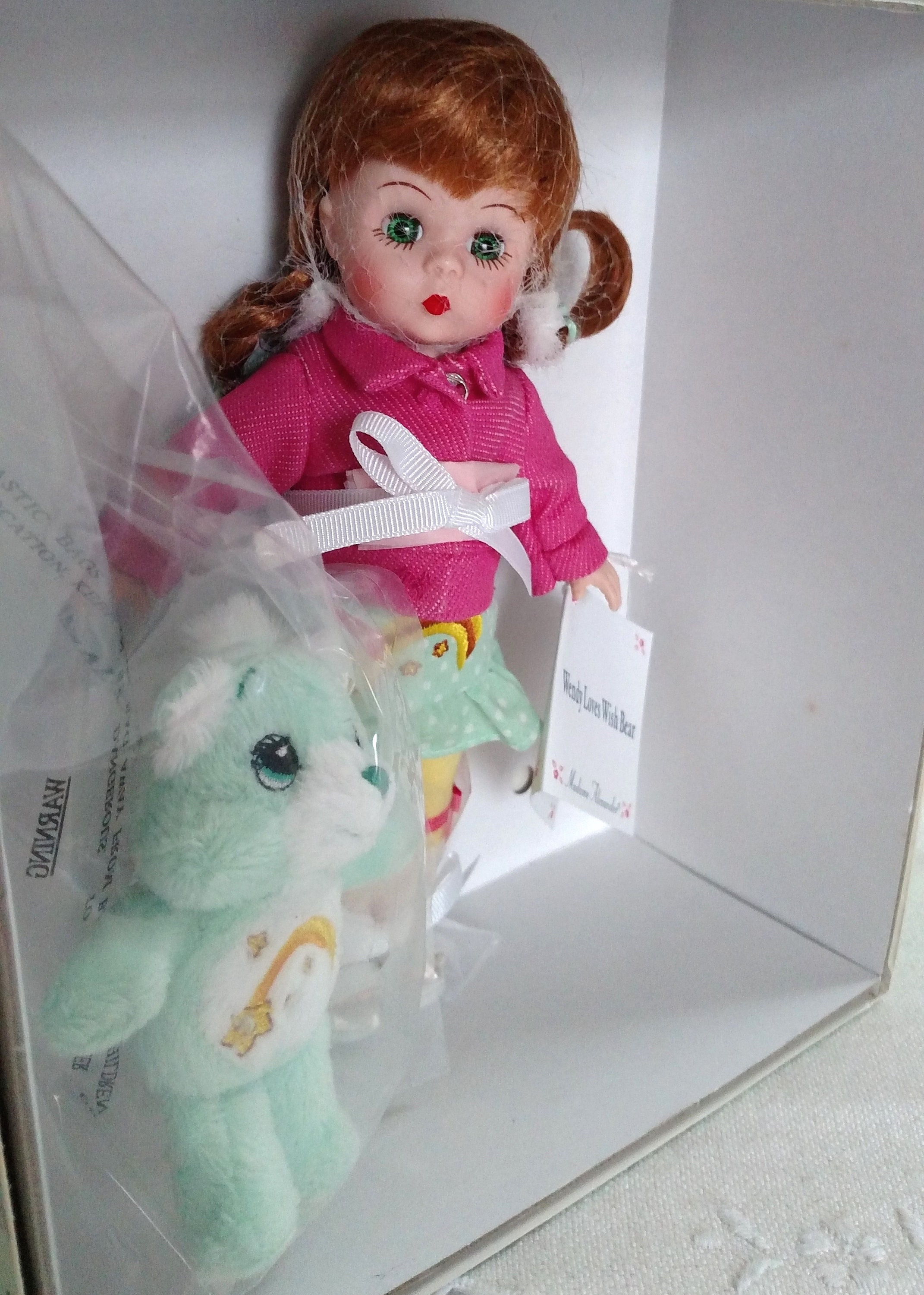 Wendy Loves Wish Bear, HTF, Care Bears, Madame Alexander, 8 Wendy Loves Wish Bear, HTF, Care Bears, Madame Alexander, 8