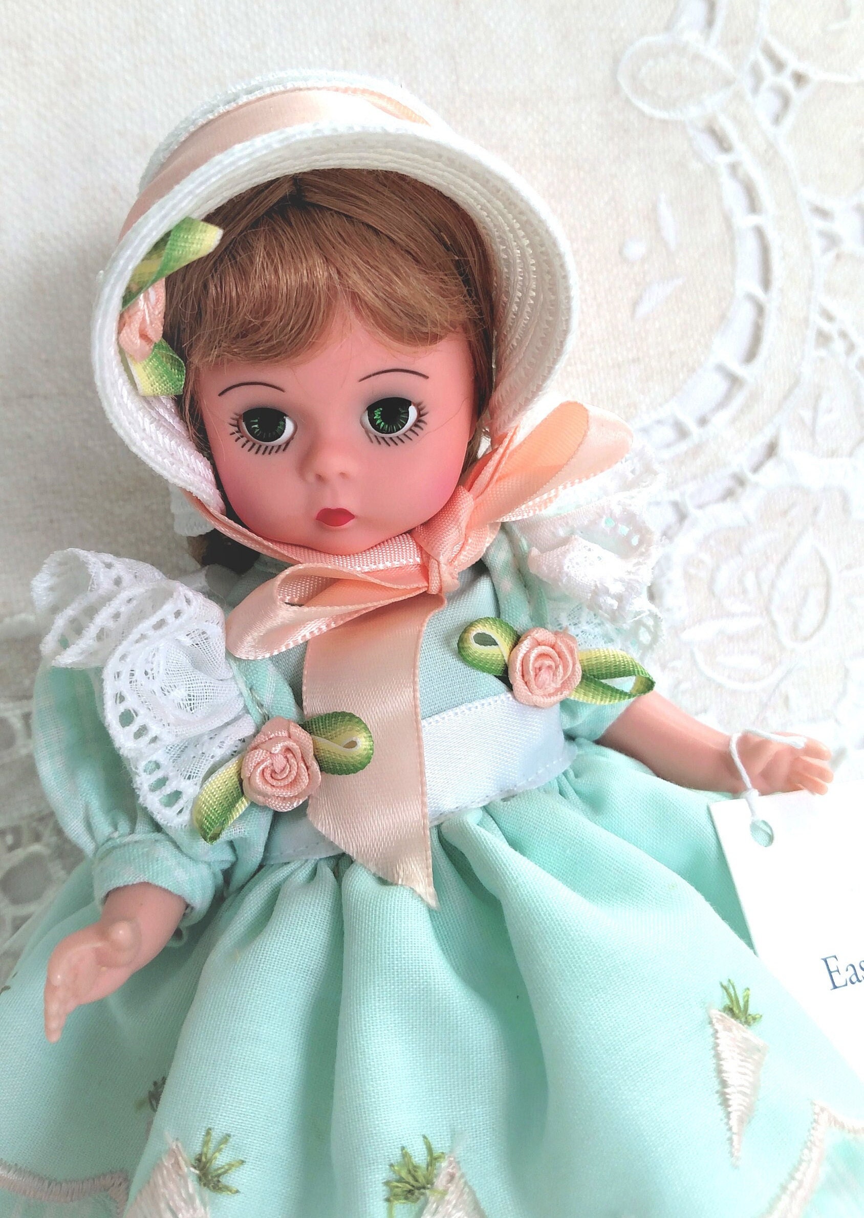 Easter Bunny, 26675, HTF, Madame Alexander, 8 Vintage Doll, Easter Basket, Bonnet, Box, Wrist Tag - Etsy Easter Bunny, 26675, HTF, Madame Alexander, 8 Vintage Doll, Easter Basket, Bonnet, Box, Wrist Tag - Etsy