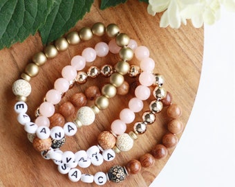 Custom Leopard Beaded Bracelet: Stylish Personalized Jewelry for Every Occasion - Handcrafted Animal Print Fashion