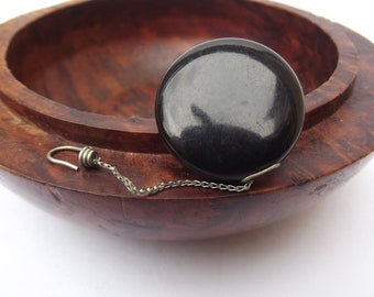 Victorian Metal Chatelaine Holder: Extendable Antique Accessory