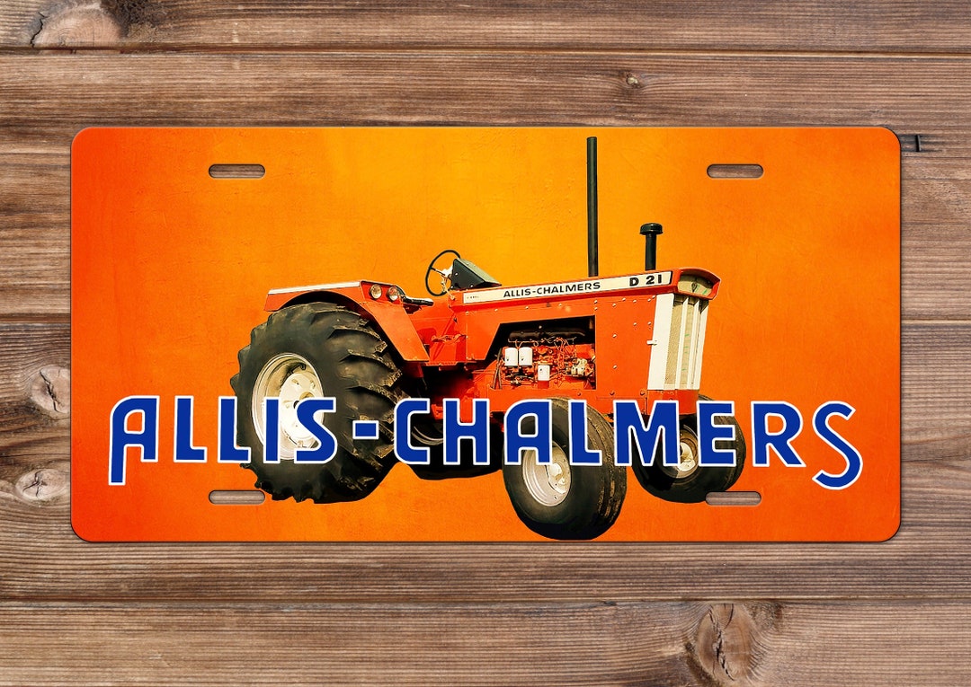 Allischalmers D21 Tractor License Plate Etsy