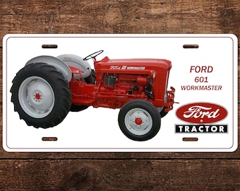 Ford Tractor 601 Workmaster License Plate