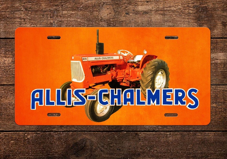 Allis-Chalmers D-15 Tractor License Plate