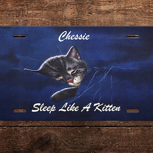 Chessie - Sleep Like a Kitten (Chessie System) License Plate