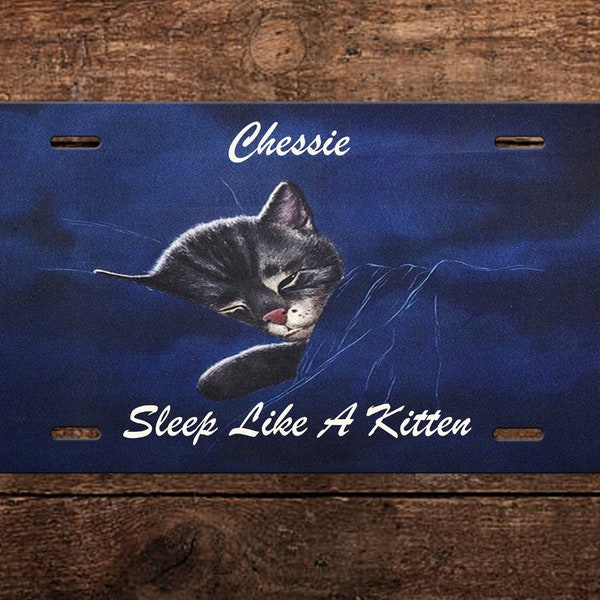 Chessie - Sleep Like a Kitten (Chessie System) License Plate