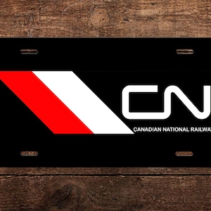 Canadian National License Plate