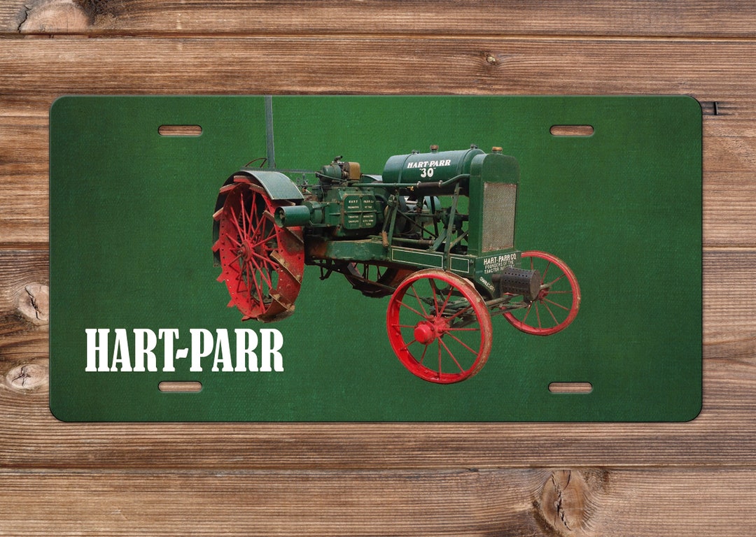 Hartparr Tractor License Plate Etsy