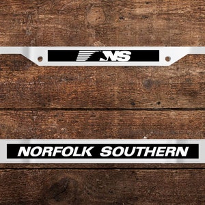 Norfolk Southern Chrome License Plate Frame