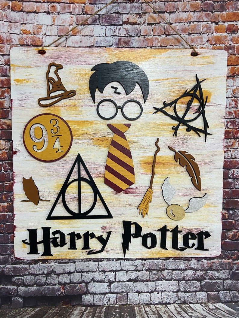 Harry Potter door hanger | Etsy