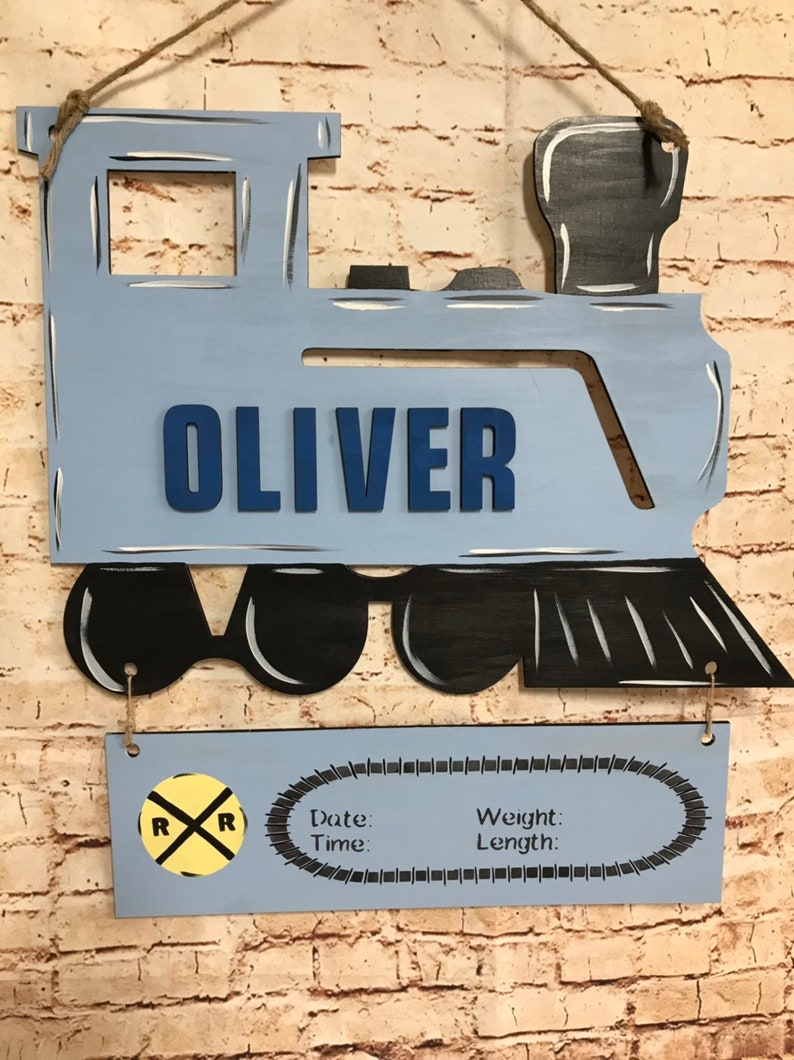Train hospital baby door hanger Etsy
