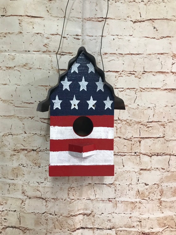 Striped Patriotic Bird Striped Patriotic Bird