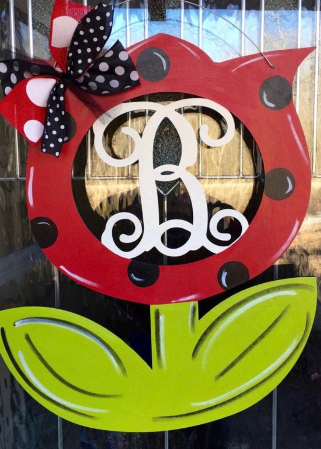 Tulip Monogram Spring Flower - Etsy