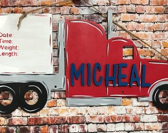Semi truck hospital baby door hanger