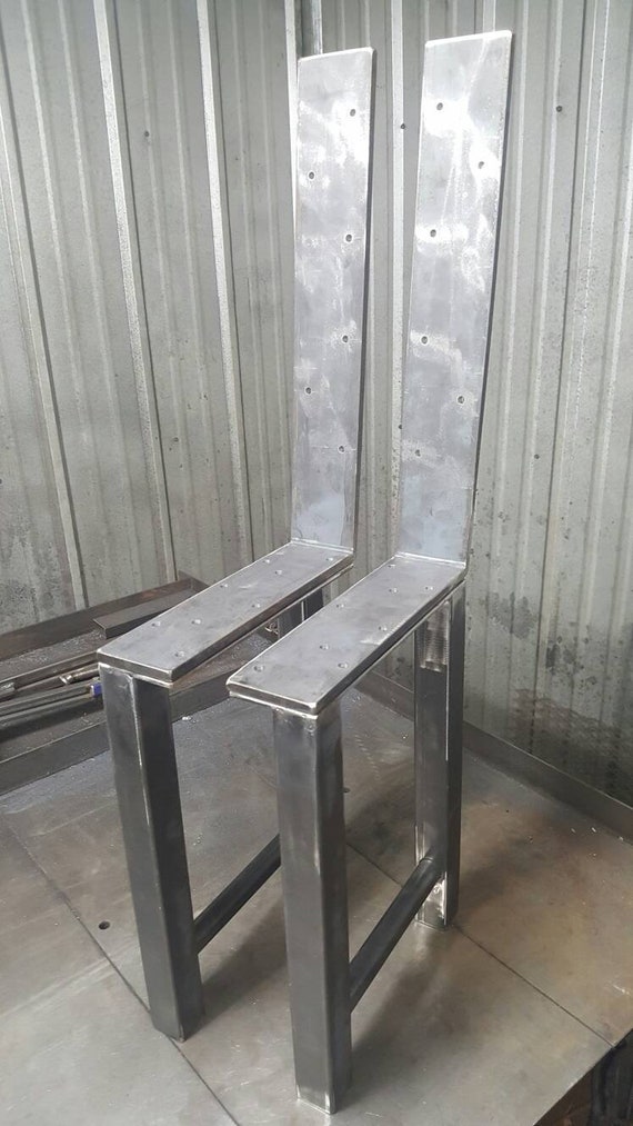 Metal Park Bench Or Chair Frames Legs 16 Back Etsy