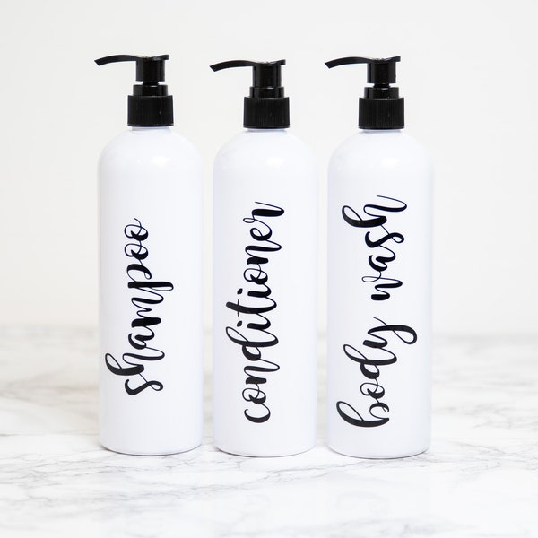 Shampoo Bottles Etsy