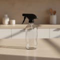 Refillable Glass Spray Bottle: 16 oz Amber or Clear Glass