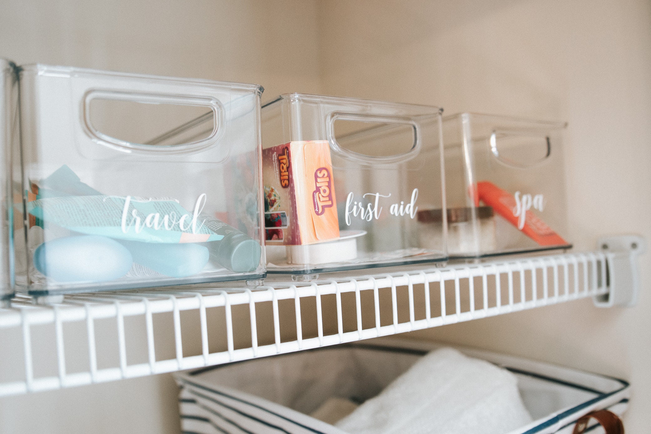 Bathroom Organization Labels Custom Labels for Bathroom Etsy