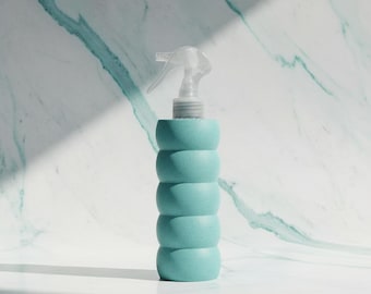 Spray Bottle: Modern Blue Bathroom Decor & Organization