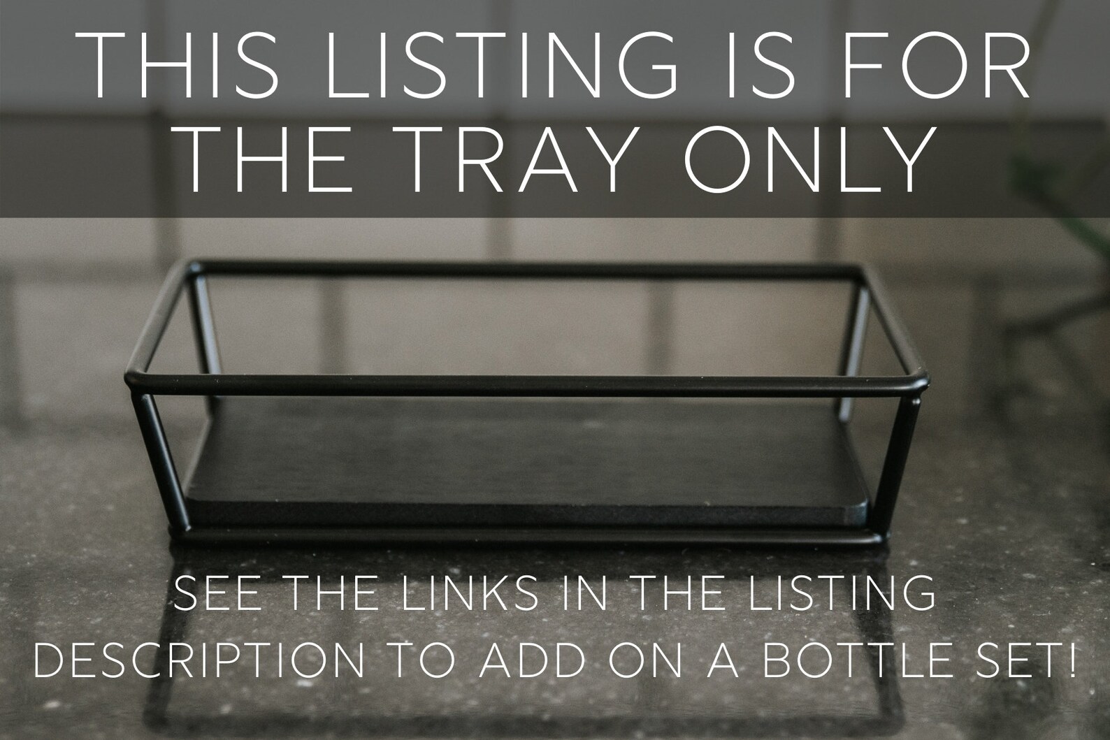 Kitchen Tray Dish Soap Bottle Tray Kitchen Counter Decor Etsy