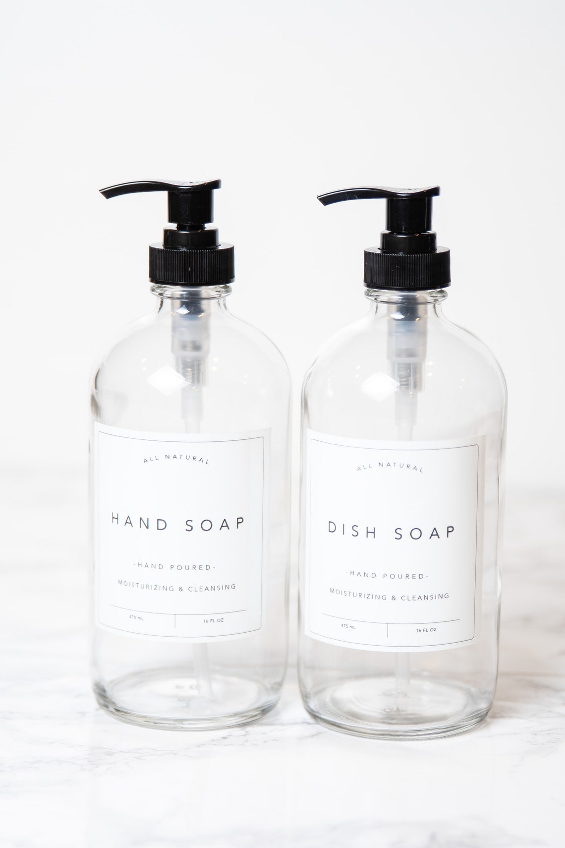 Apothecary Soap Dispenser Glass Clear Glass Soap Dispenser Etsy