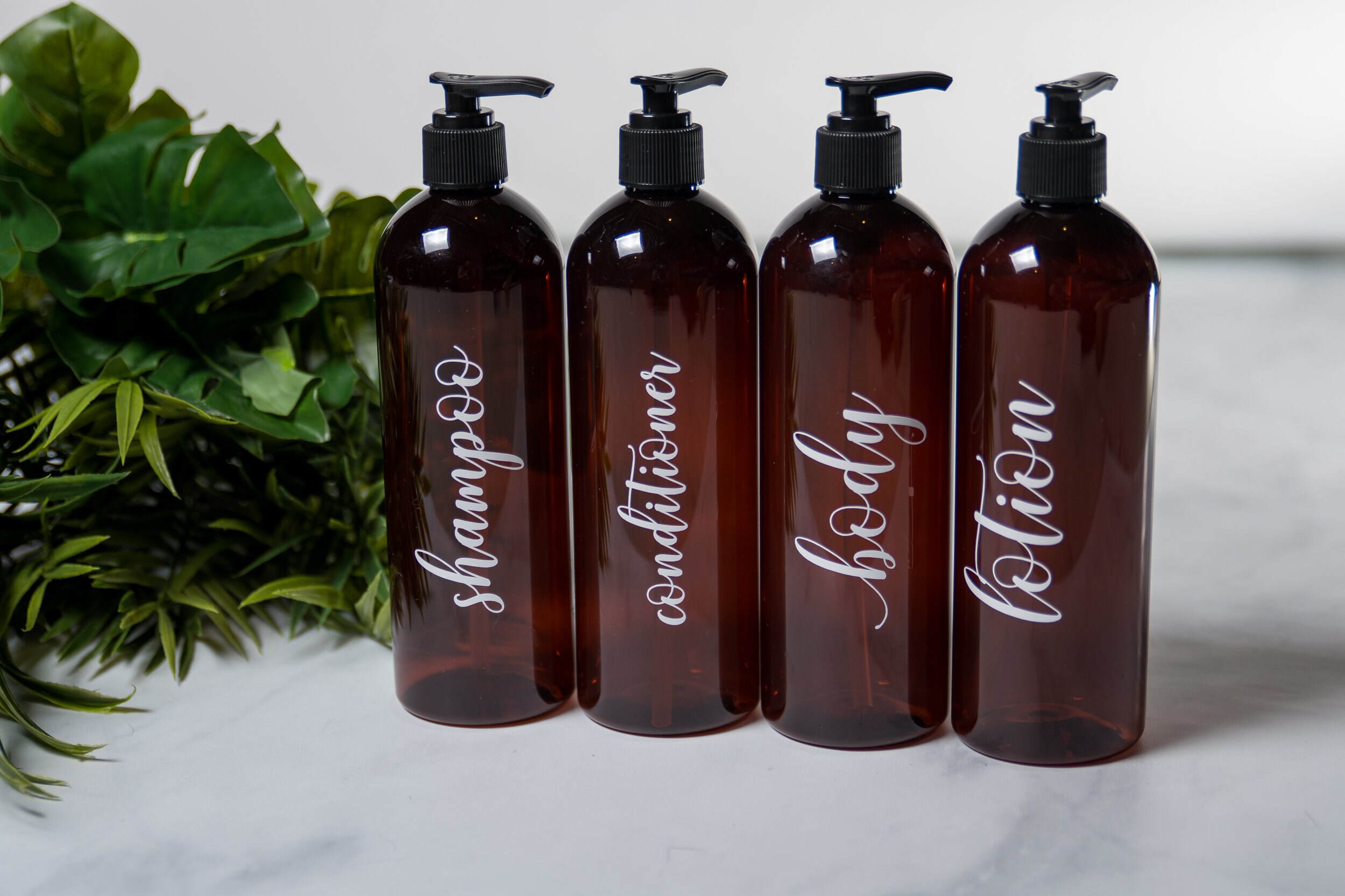 Large Container and Lid for Shampoo and Conditioner Bottles Etsy