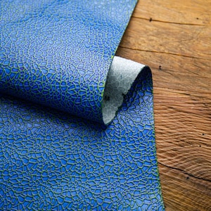 Cuir de vachette tanné au chrome gaufré rétro Wasteland, Vêtements en cuir | Moyeu en cuir