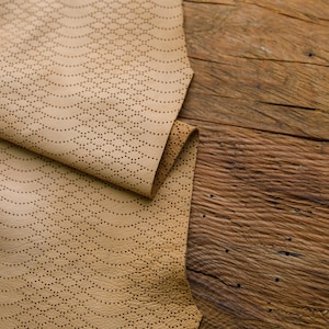 Cuero con patrón de serpiente cortado a láser / Manualidades y accesorios, Ropa de cuero / Leather Hub