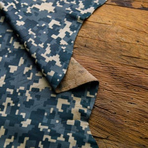 Premium Cowhide Leather with Camo Print - Ideal for Bags, Shoes, Belts & Accessories  | LEATHER HUB