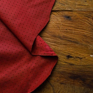 Wine Red Pinholes Perforated, Soft Cowskin ,Leather hides, Fashion, Upholstery, and Crafts | Leather Hub