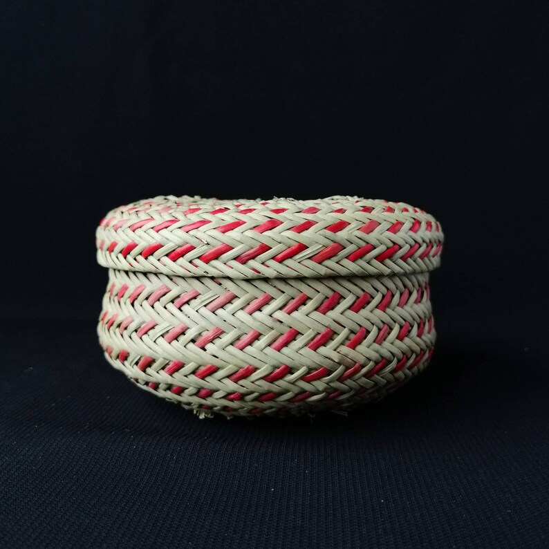 Mexican folk art Gorgeous Tarahumara basket
