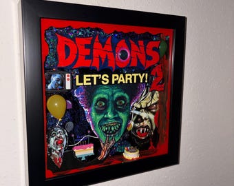 Demons 2 8x8 Shadowbox Art