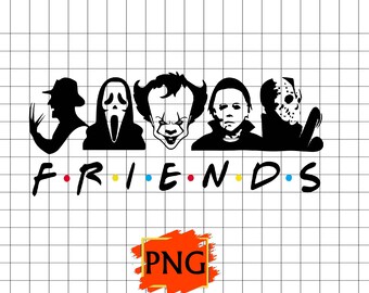 Download Friends Horror Svg Etsy