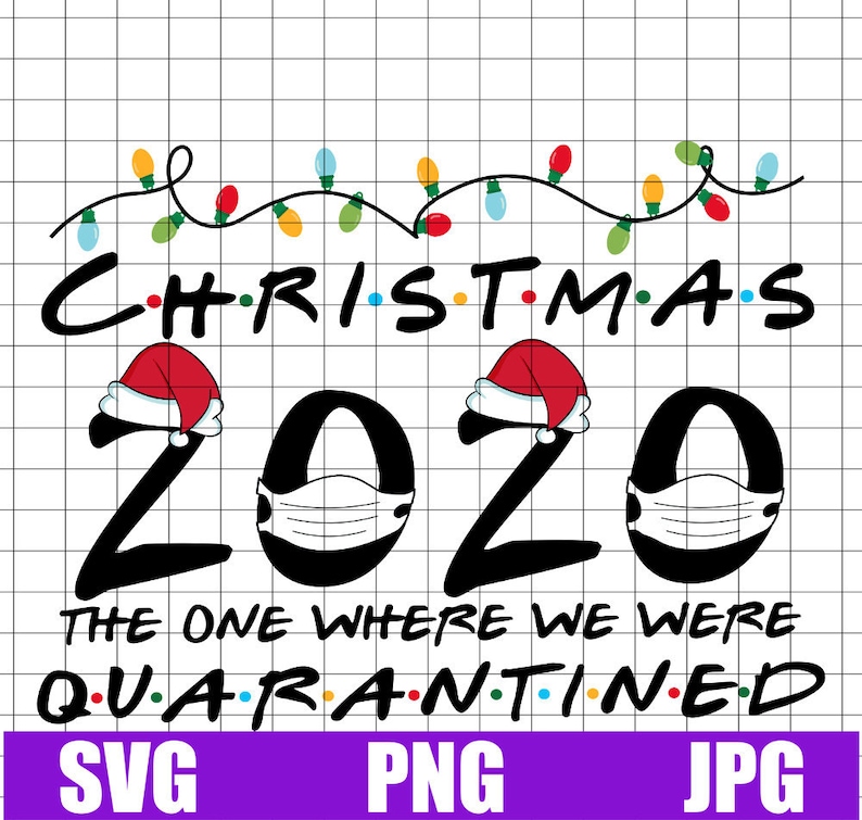 Download Christmas 2020 Quarantined SVGpngjpg Christmas svg | Etsy