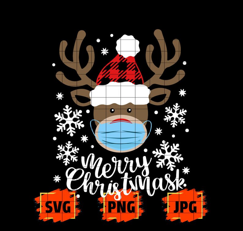 Download Merry christmask svgMerry Quarantine Christmas 2020Merry ...