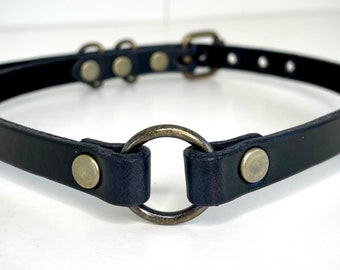 BDSM Choker, Leder Choker, Choker, Halsband, Choker