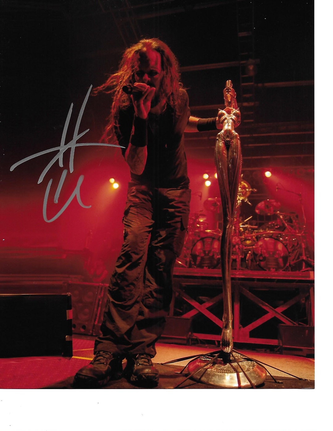 Entertainer Singer and Songwriter JONATHAN DAVIS Great Looking Signed ...