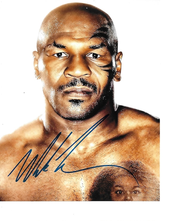 ヘビー級ボクシングチャンピオン マイク・タイソン 直筆サイン入り