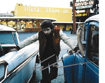 Super Cool Autographed 8x10 Photo Signed by All Time Great Movie Director GEORGE LUCAS