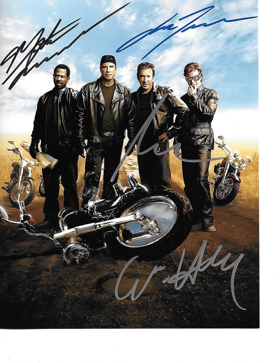 Entertaining Movie wild Hogs Star Studded Cast Signed 8x10 Movie Promo