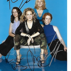 Great Looking Cast SIgned &quot;Sex In The City&quot; by  All Four !!